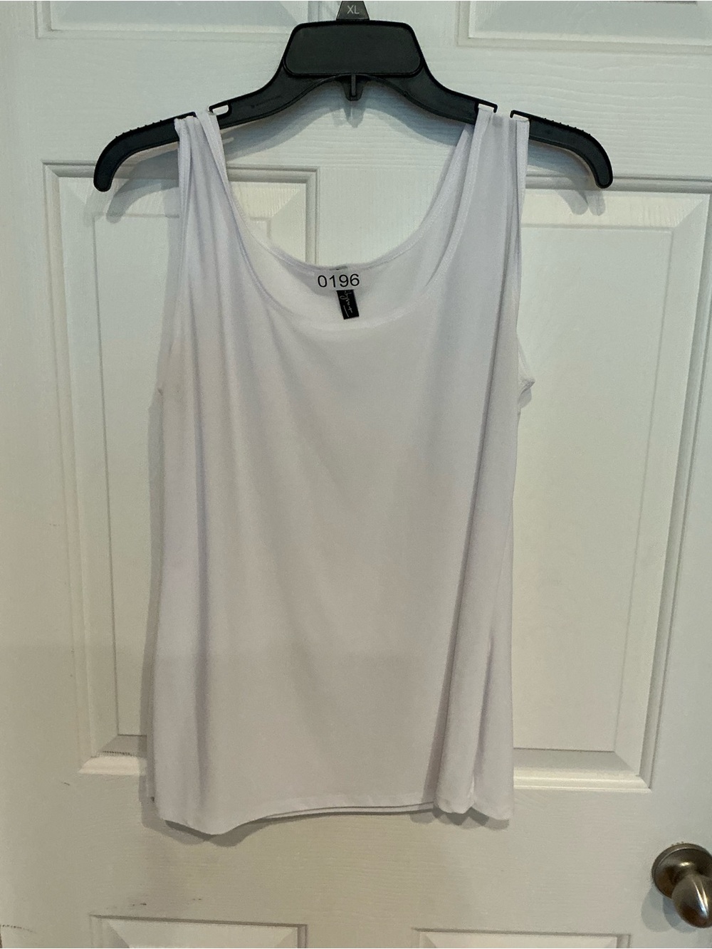 Women’s White Scoop Neck Tank Top - Lightweight Everyday Layer